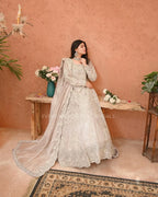 Nooraya Silver Bridal Ensemble