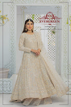 Noor-e-Sahar – Hand-Embellished Ivory Festive Gown