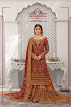 Royal Maroon Bridal Lehenga Choli with Heavy Gold Embroidery & Luxury Shawl Dupatta