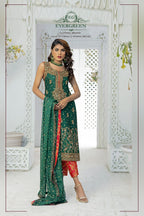 Emerald Radiance Embellished Formal Dress